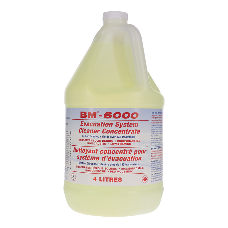 BM-6000 Evacuation System Cleaner Concentrate 4L Questions & Answers