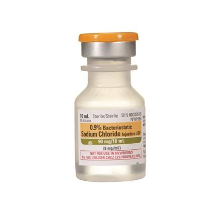 Saline 0.9% NaCl Bacteriostatic Sodium Chloride 10ml Vial - Non Returnable Questions & Answers