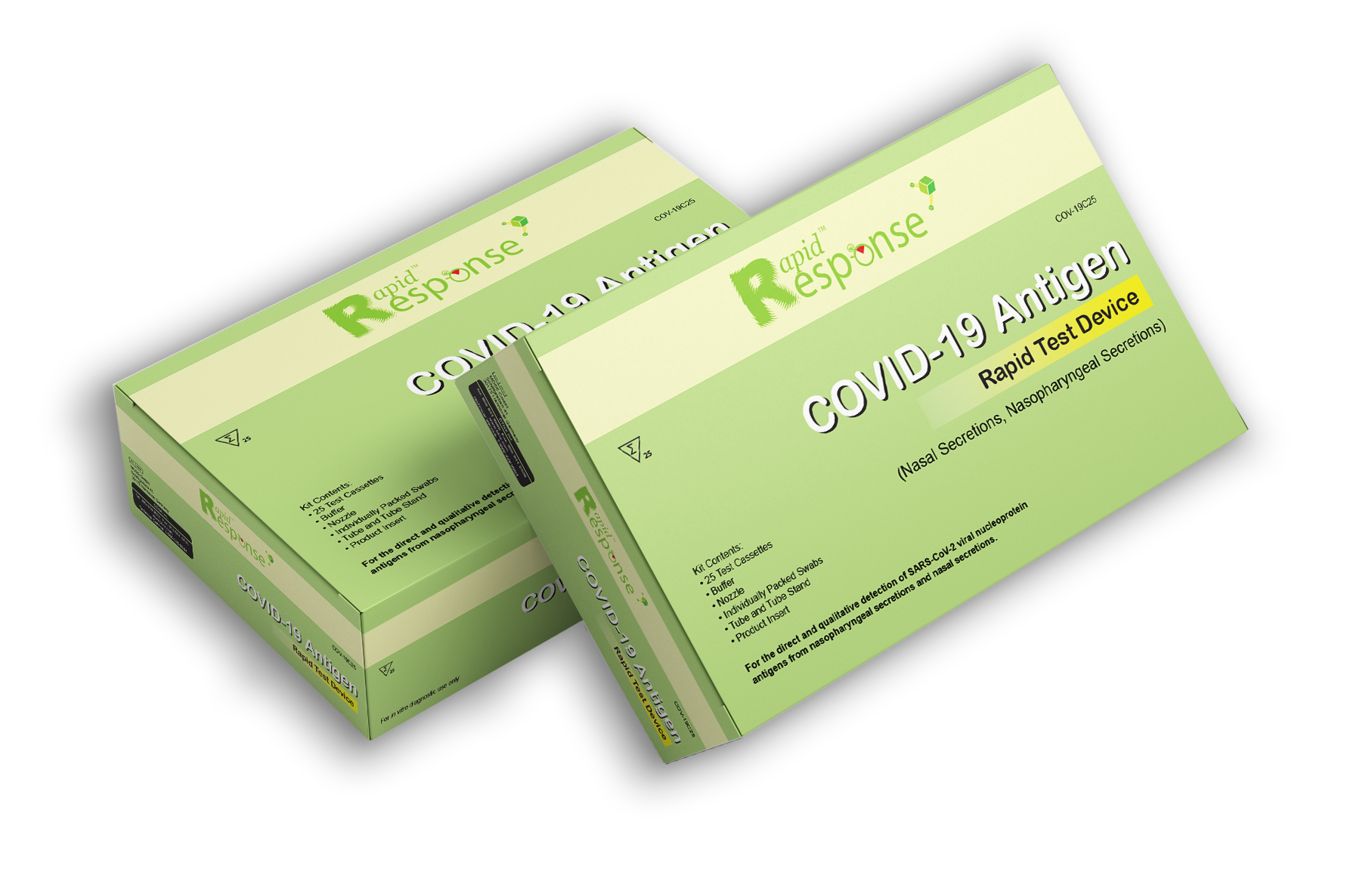 COVID-19 Nasal Swab Antigen Rapid Test Device, 25 tests/box Non-Returnable Questions & Answers